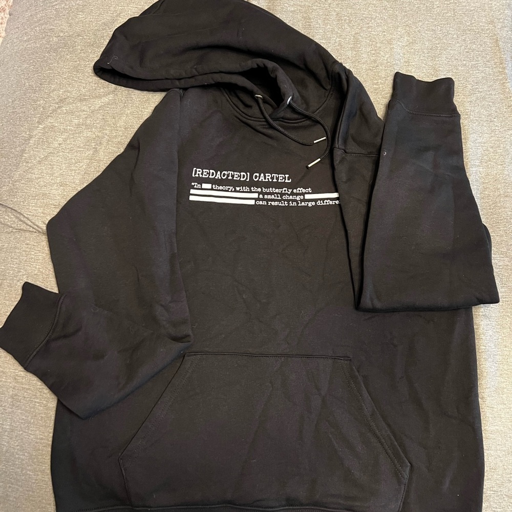 Custom Black Graphic Hoodie